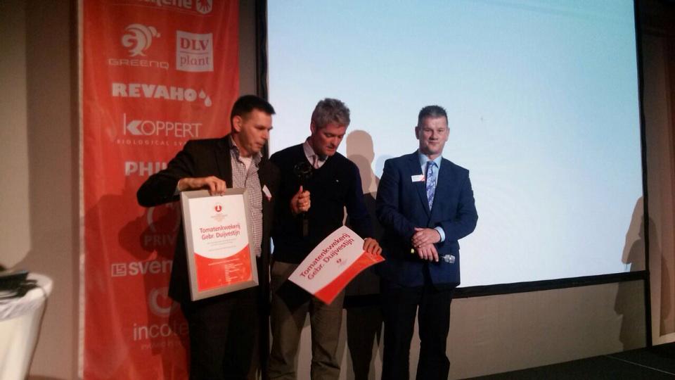 Zojuist in Berlijn uitgeroepen tot Tomatogrower of the World! Wat een eer! #TIE2015 <a href="/FreztaNL/">Frezta</a>