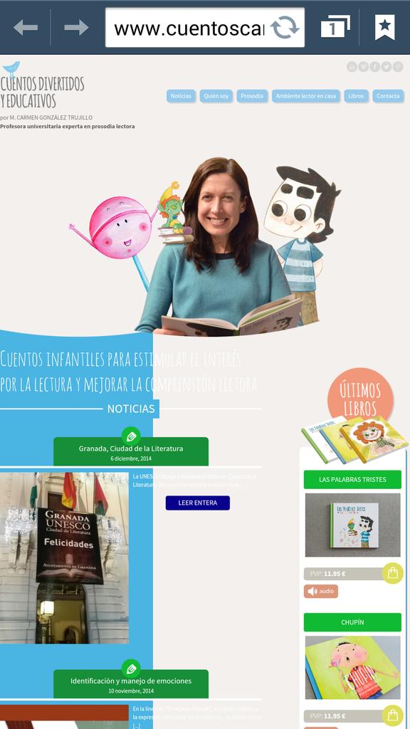 bibliolachar's tweet photo. Que ganas tenemos @cuentoscarmengt #fomentolectura http://t.co/3O1KLmJQPA