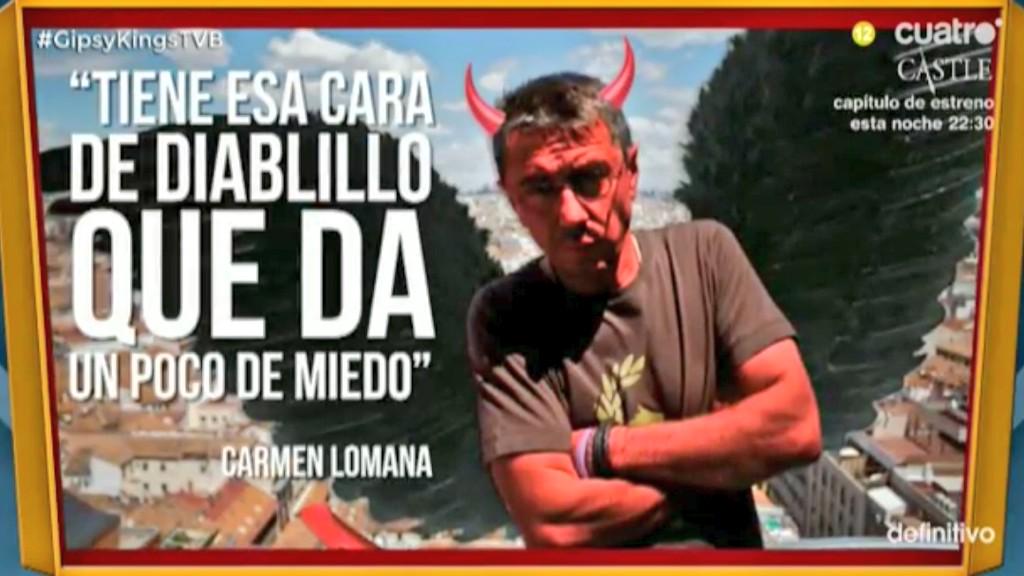TodoVaBienTV's tweet photo. Así ve @Carmen_Lomana a @MonederoJC  #GipsyKingsTVB http://t.co/wcqq49N0Op