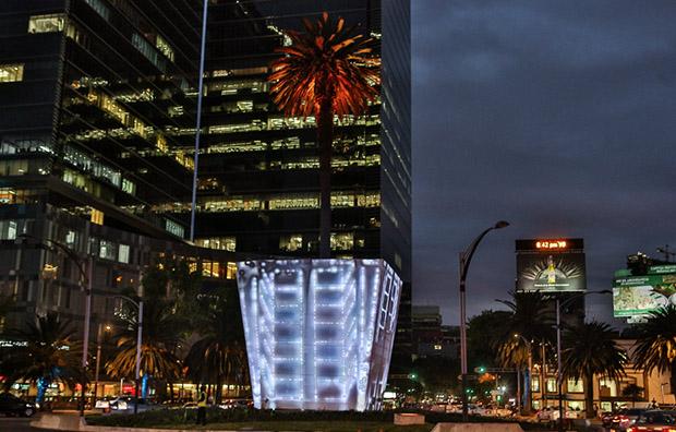 VAWmexico's tweet image. #PottedPalm de #VisualSystem en paseo de la reforma #Ilumina2015 en #2015añodelaluz  #CDMX