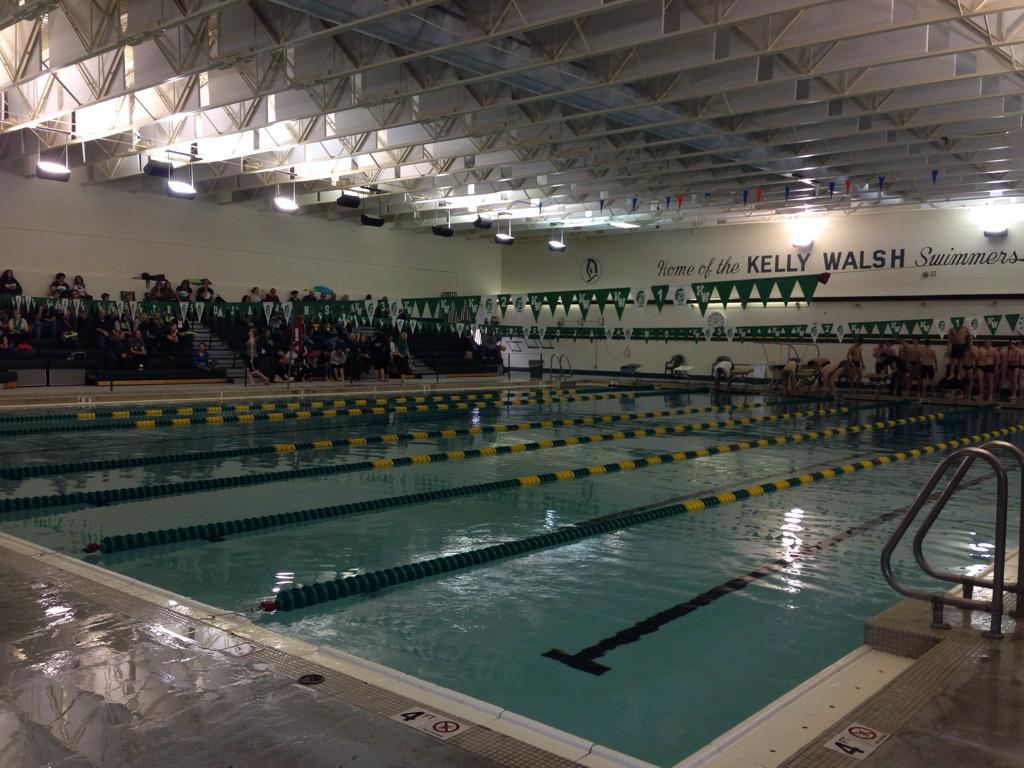 marissabelzer's tweet photo. The Fish Bowl is about to start at Kelly Walsh. We'll take you here tonight on @KCWY13 at 6! http://t.co/gMTSZ4ai1A