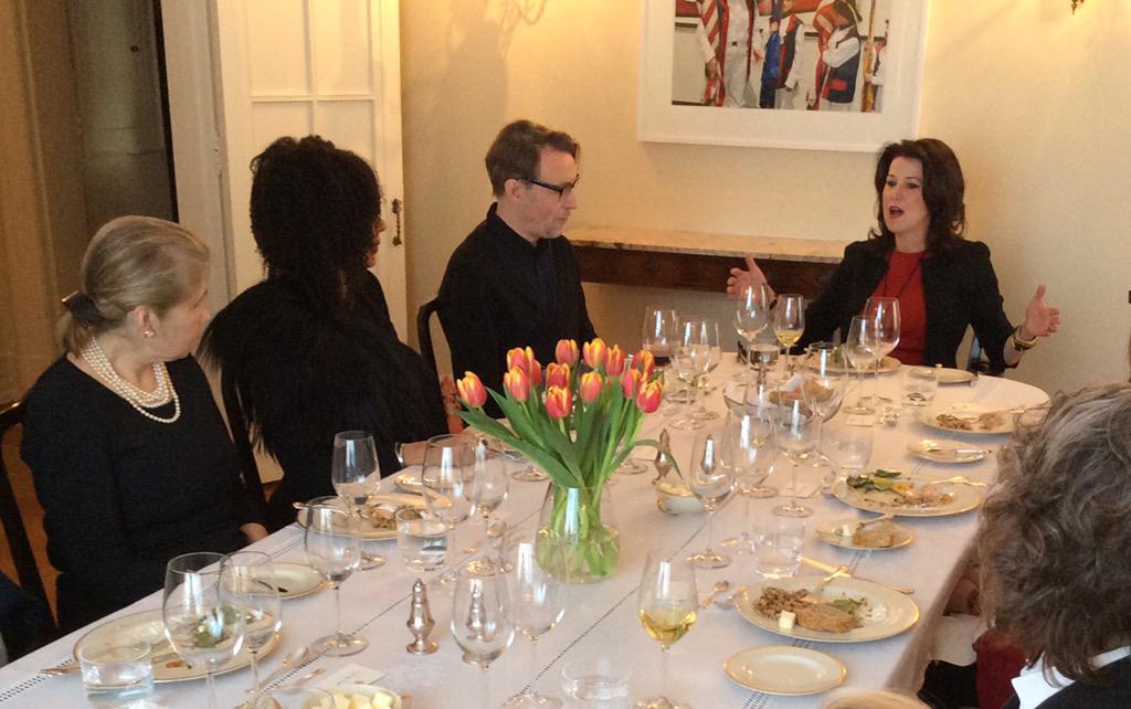 What a meeting of the minds! Great to meet the fab <a href="/Suzanne_boyd/">Suzanne Boyd</a> &amp; #Toronto cultural leaders, keep the convo going!