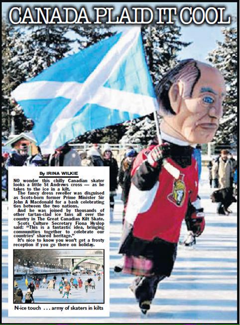 From the Scottish Sun, Tuesday, January 3rd, 2015!