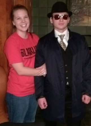 NBCBlacklist's tweet photo. These intrepid Seattle Blacklisters nabbed Red's very last decoy at the @SorrentoHotel! #RedOnTheRun http://t.co/YzazWsY6C8