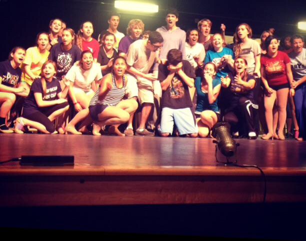 Throwback thespian to YF rehearsals!!! Rehearsals are looking great for Addams family can't wait!!