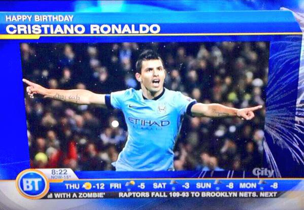 A Canadian TV show wishes a happy birthday with a photo of the wrong player   