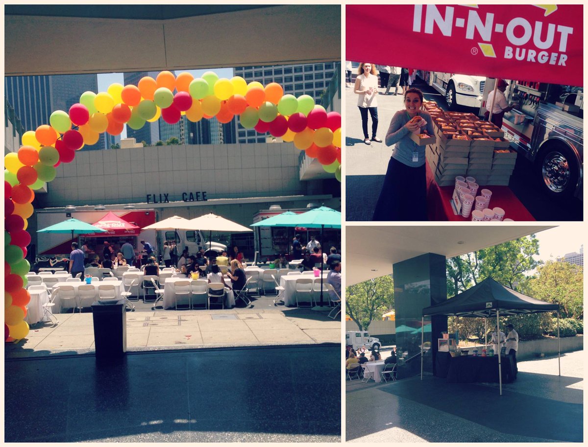 InStudioHCLA's tweet image. #TBT to the surprise Free @inandoutburger Day on the lot during last summer&apos;s #RelWorkshops in LA. Nuff said.