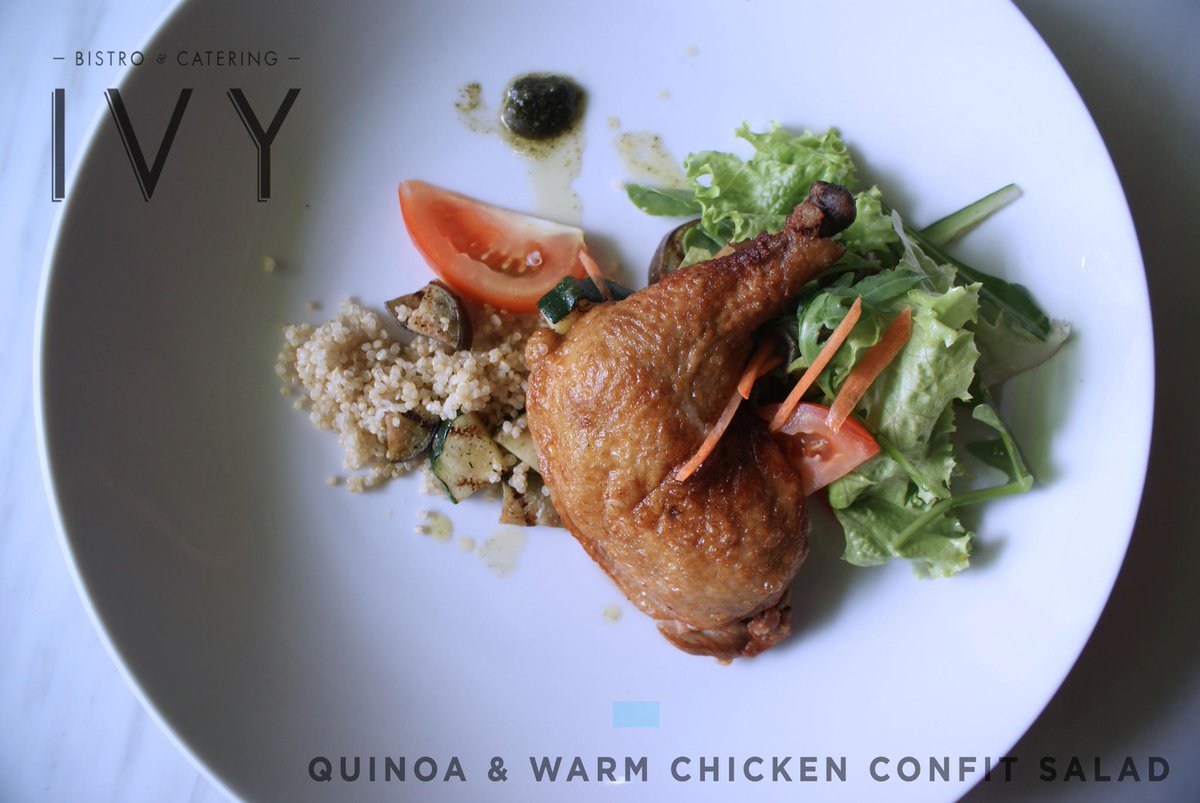 Quinoa &amp; Warm Chicken Confit Salad
IVY Bistro &amp; Catering | Dharmawangsa VI/34, Jakarta 12160 #catering #bistro #food