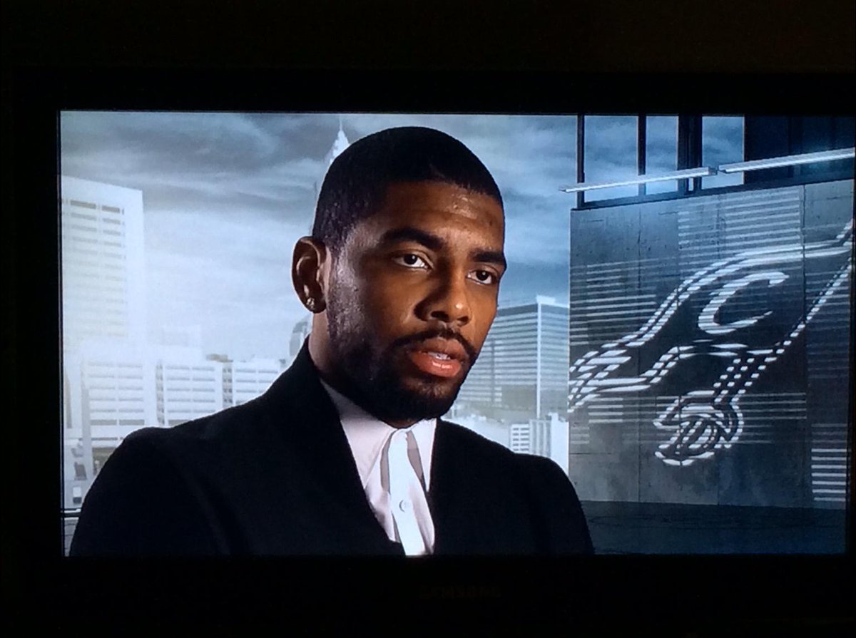 jadande's tweet image. Kyrie looks like he's about to compose a concerto in F minor