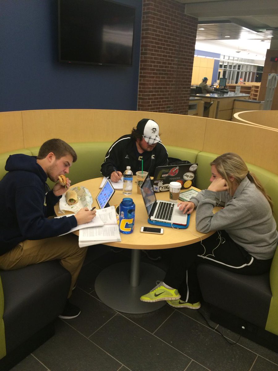 GoMocsEquip's tweet photo. Proud of the most studious staff in the SoCon. #UTCLibrary http://t.co/mZOI2vM7zj
