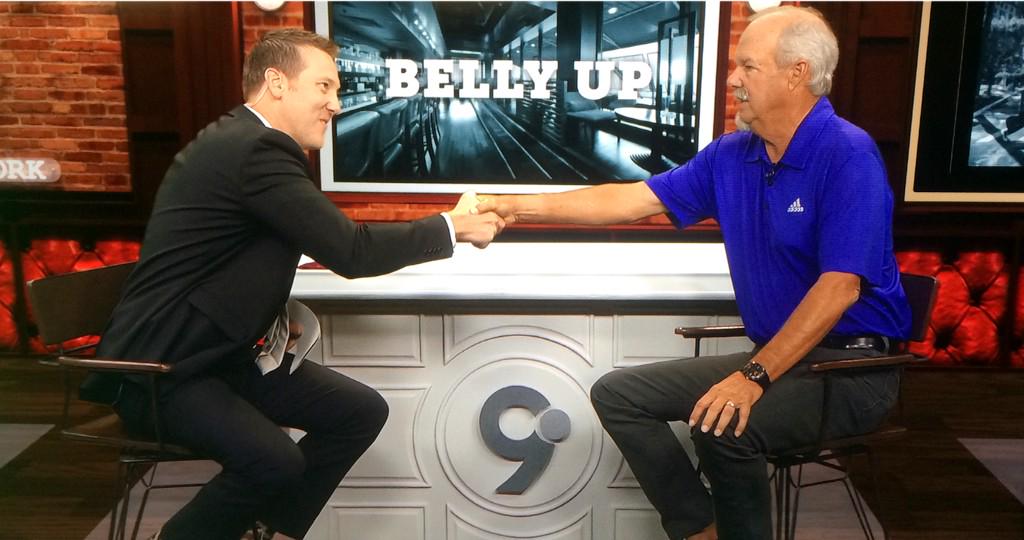 OffParB9N's tweet photo. I mustache you a question- who else remembers having @CBSSports great Gary McCord on the show? @TheMattyBlake #TBT http://t.co/c7xENynXM5