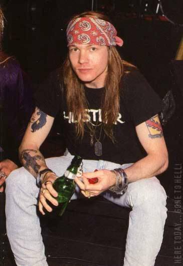 Image from 
A big Happy birthday to Axl Rose 