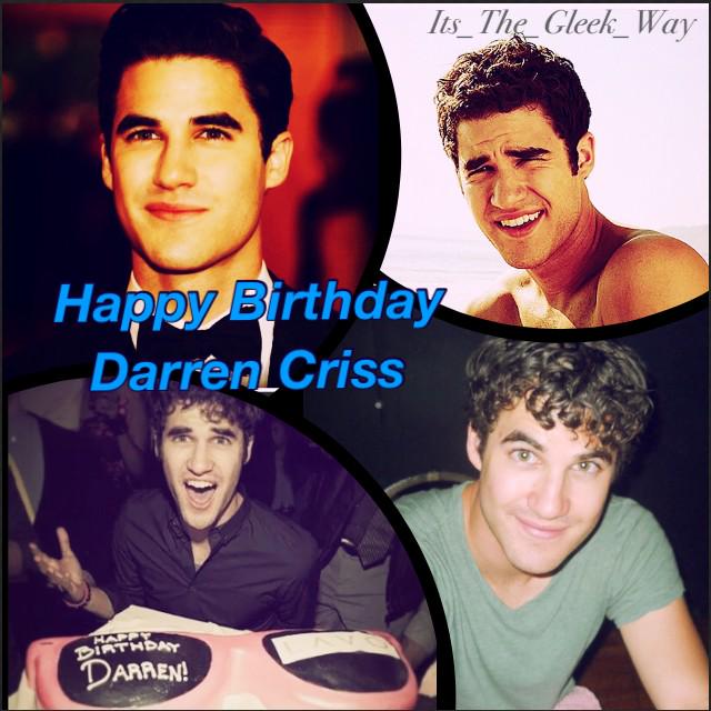 Happy birthday Darren criss  