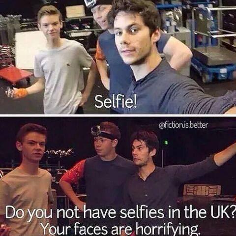 //can I live in the UK now because there's no selfies