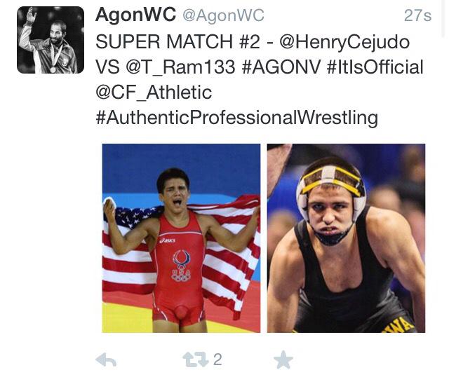 T_Ram133's tweet image. It's going down!  April 4th! @AgonWC @HWC_wrestling @USAWrestling
