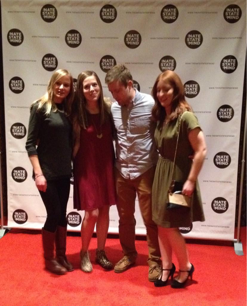 brinleymurphy's tweet photo. Clearly killin' it on the red carpet #nates10 #natestate @TravelingSEO http://t.co/Bv4G96stFz