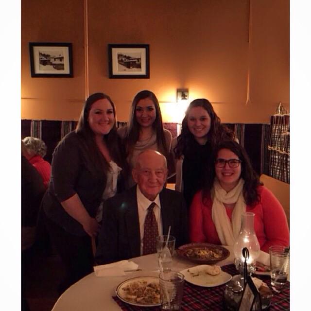 TarynGeiselman's tweet photo. What an incredible and honorable experience to meet and eat dinner with a survivor of the horrors of the holocaust. http://t.co/hHMEOfQQ4z