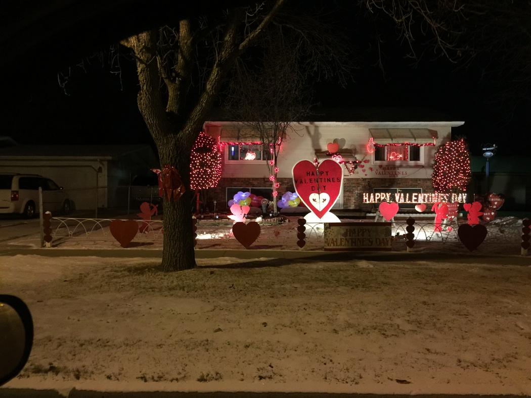 Happy early Valentine's Day! From West Fargo... If only they had a larger lot