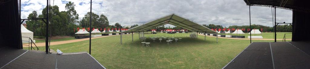 sydwaitangifest's tweet photo. Preparations for tomorrow's festivities are away! http://t.co/DlXPBIjL2n