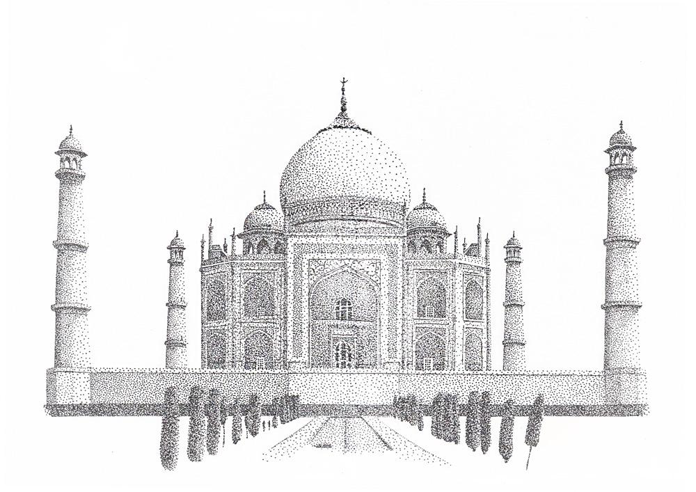The Taj Mahal Canvas Art by Alla GrAnde | iCanvas