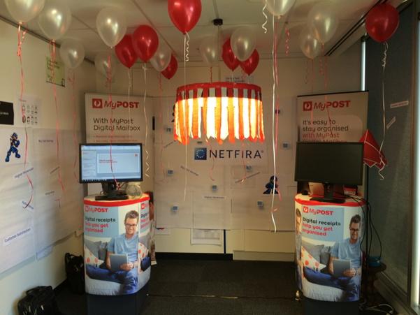 warwickhook's tweet photo. #MPDMhackday display ready to go. Bring on the bell. Netfira http://t.co/fr8hMELbyD