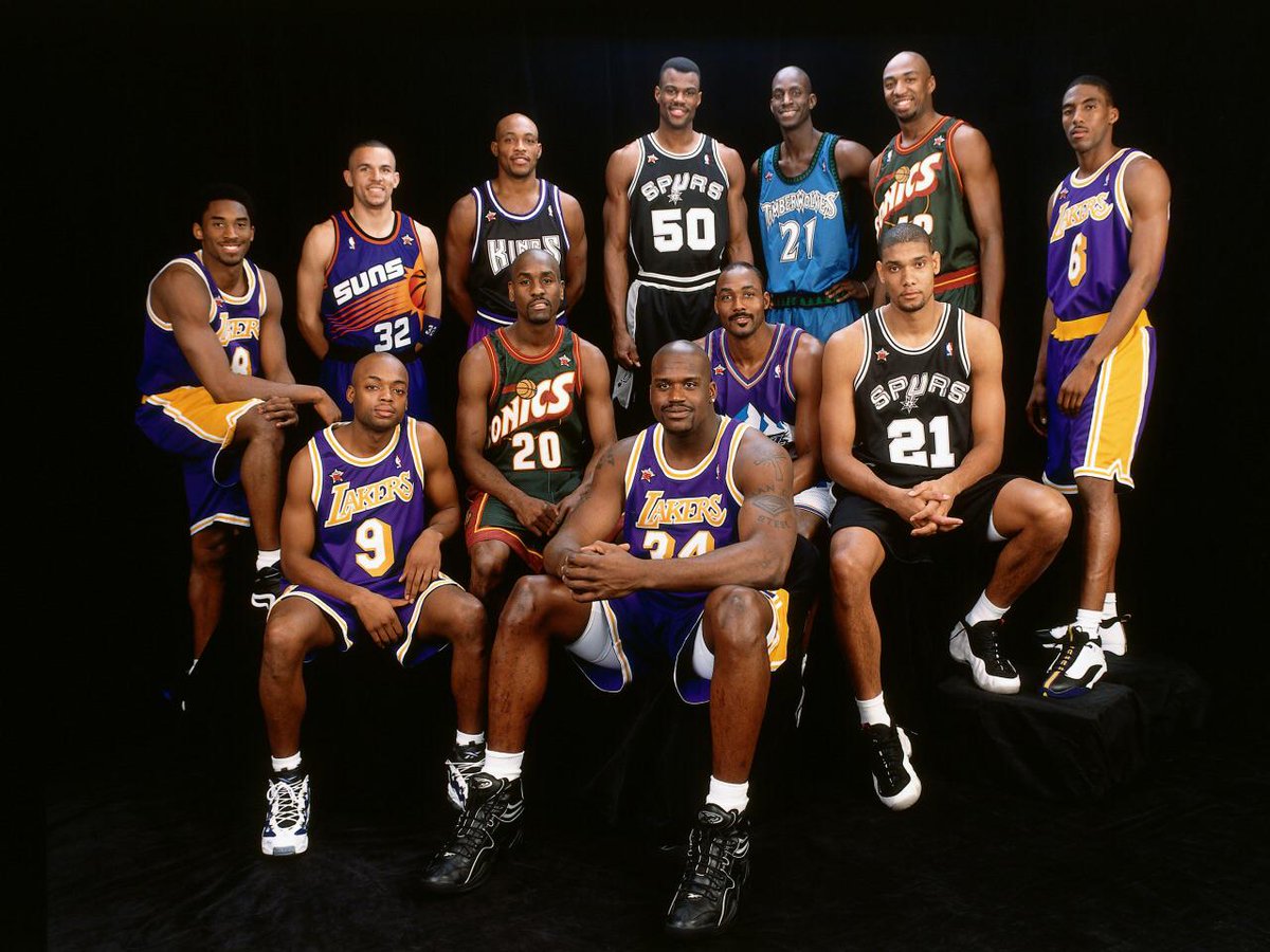 DunkLab's tweet photo. 98 West All-Star team http://t.co/aDHbxtS62m