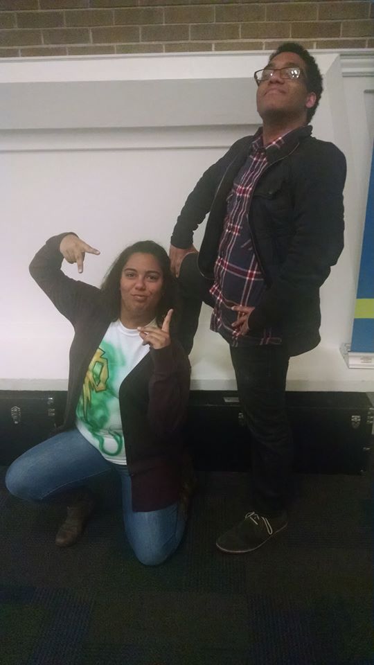 HPatMOC's tweet photo. Congrats to our Head Girl Tiffany (Slytherin) and Head Boy Carlos (Gryffindor)! http://t.co/hP8bcLyjtu