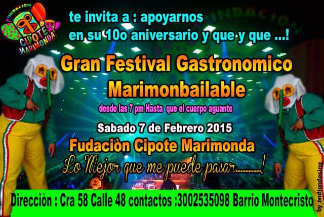 FCMarimonda's tweet photo. @EmisorAtlantico @Carnaval_SA @FelizDiaTV @elheraldoco @CristyFelfle  @adnbarranquilla los esperamos no se lo pierdan http://t.co/jSt28nXJ59