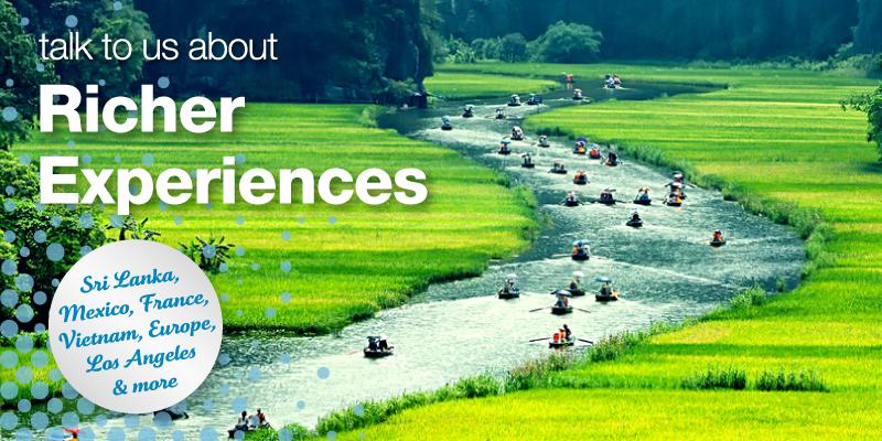Talk to us about Richer Experiences ★ Sri Lanka, Mexico, Vietnam, Europe, Los Angeles &amp; more glynde.italk.travel/exclusive/talk…