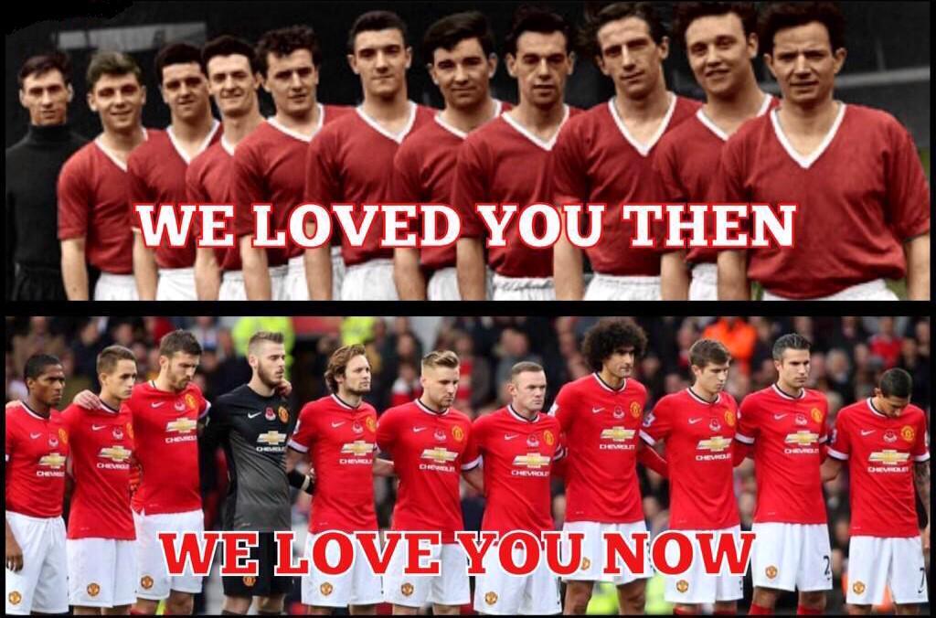 RedMissDevil's tweet photo. We love you then, we love you now. #FlowersOfManchester #MUFC :') http://t.co/Se8sJTn0Zu