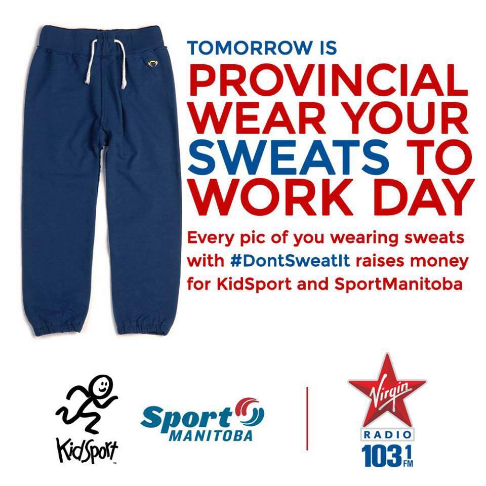 ManitobaMagic's tweet photo. "@SportManitoba: Don't forget...wear your sweats!  Friday February 6 @KidSportMb @VirginRadioWPG  #DontSweatIt http://t.co/YO2dE48cM4"