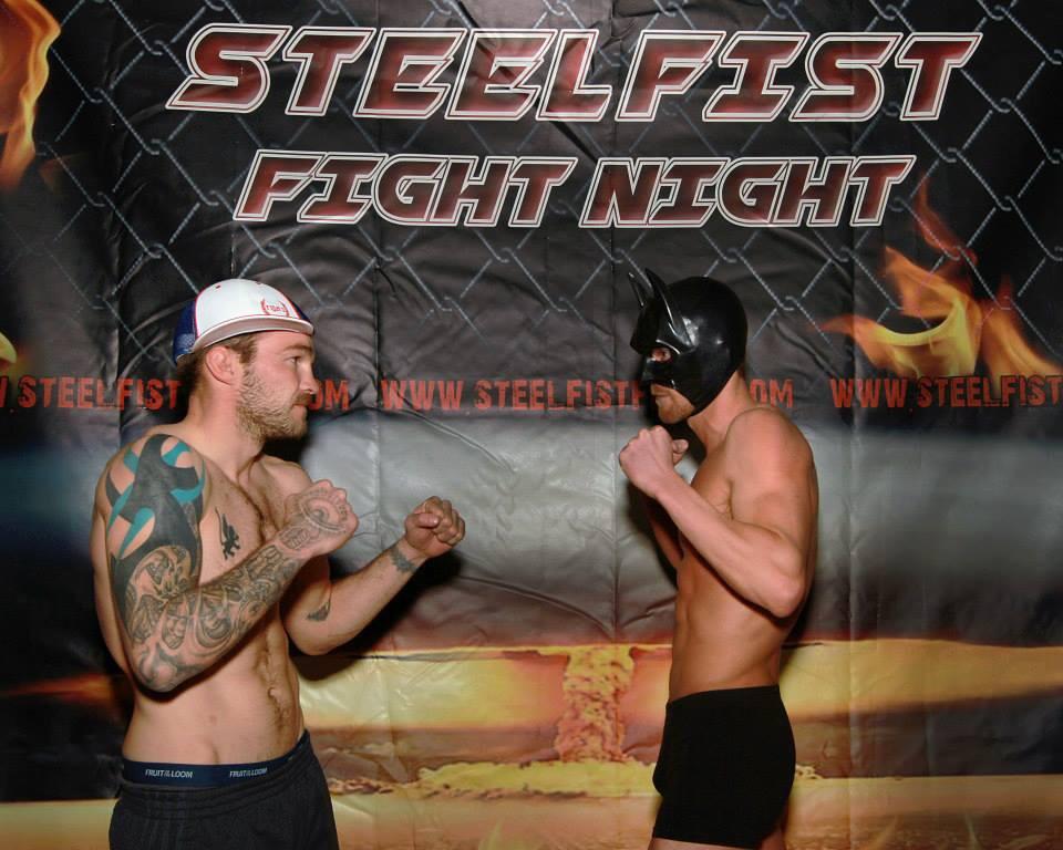 FightPath's tweet photo. #fpconsulting client @rockefordycemma ready to put hands on #batman tomorrow for @SteelfistFist #teamtigatu #sbgi http://t.co/I1WiicaxWN