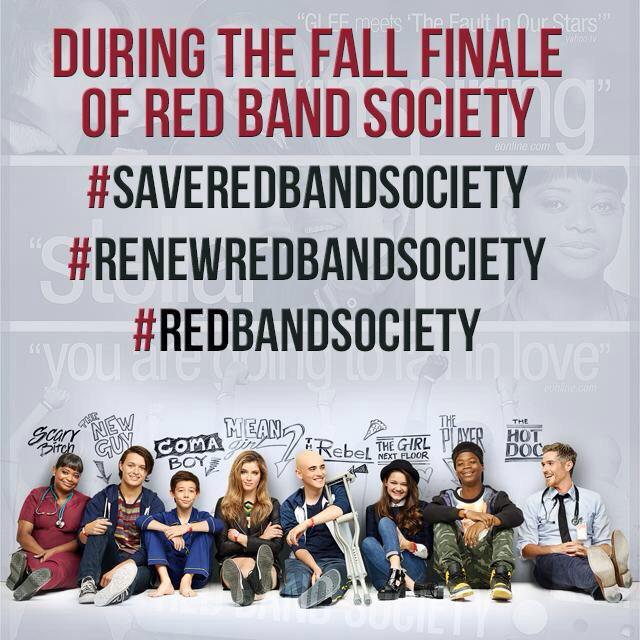 KEEP TWEETING #renewredbandsociety #RedBandSociety #SaveRedBandSociety WHEN THE LAST EPISODE COMES OUT!