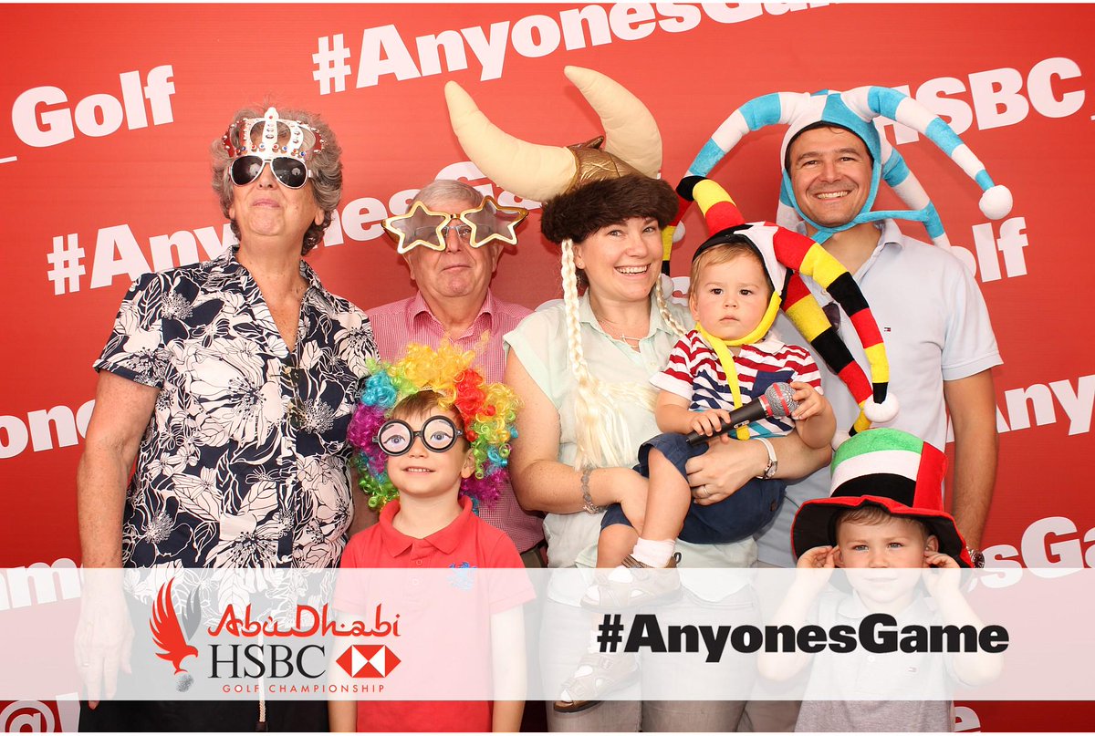 ADGolfChamps's tweet photo. #FlashbackFriday to photobooth fun in the HSBC World of Sport #ADunexpected #InAbuDhabi #AnyonesGames http://t.co/Bv9XifCn95