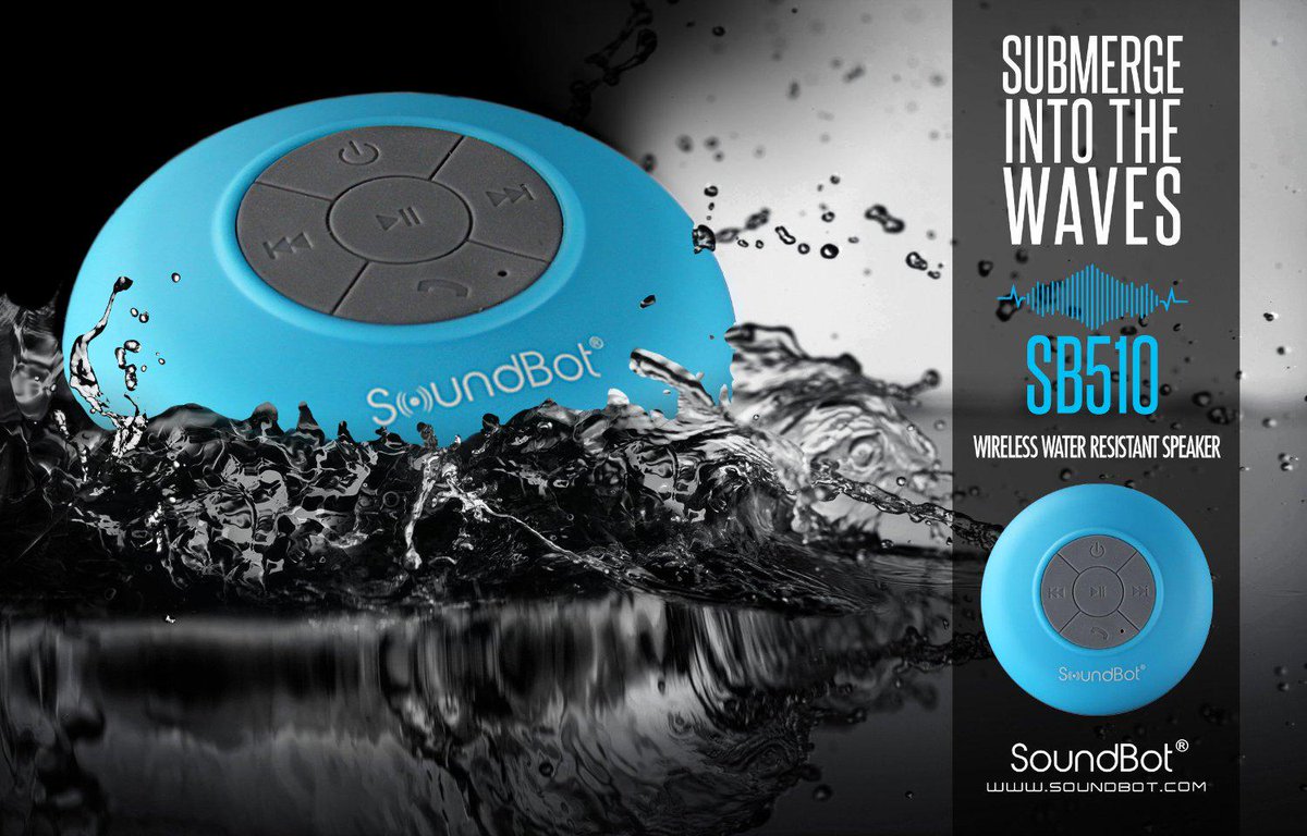 ht25881600's tweet photo. SoundBot SB510 HD Water Resistant Bluetooth 3.0 Shower Speaker
http://t.co/27vTodRONi http://t.co/Hip9Y7fKSM