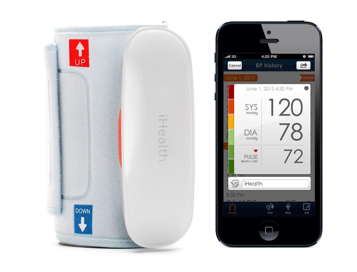 ht25881600's tweet photo. iHealth BP5 Wireless Blood Pressure Monitor for iPhone and Android
http://t.co/8b2LvCWL5C http://t.co/y5YrQIjmdE