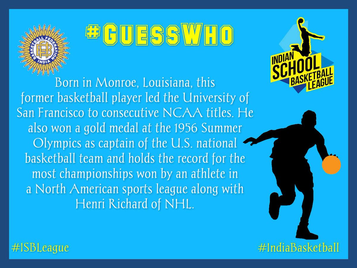 ISBLeague's tweet photo. Can you guess the name of this basketball legend? #GuessWho
#ISBLeague #IndiaBasketball http://t.co/ghifwYnjYJ