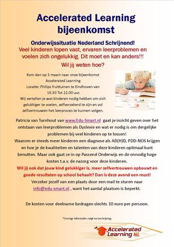 Accelerated Learning info meeting 3-3 as. Welkom <a href="/philipsfruit/">Carlos Faes</a> <a href="/Brainport_regio/">Brainport Regional</a>