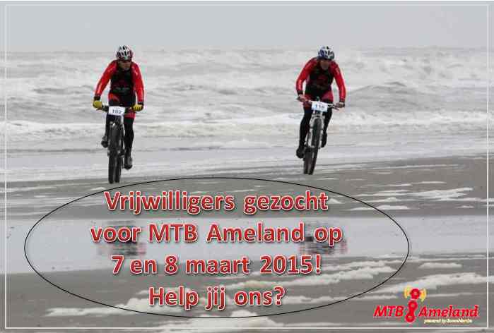 Gezocht! #Vrijwilligers voor <a href="/AmelandMTB/">MTB Ameland</a> op 7/8 maart! Aanmelden of vragen? vrijwilligers@sportpromotie-ameland.nl