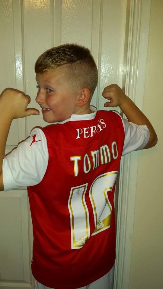 <a href="/paulwarne16/">Paul Warne</a> 8/8/09 First game 89th minute winner Accy Stanley..he's a mascot tomorrow..be great if you could say Hi.