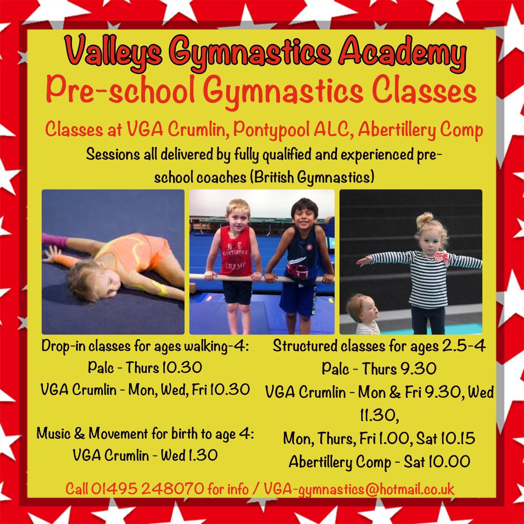 Regular event PreSchool Gymnastics Classes, Pontypool What's On Where