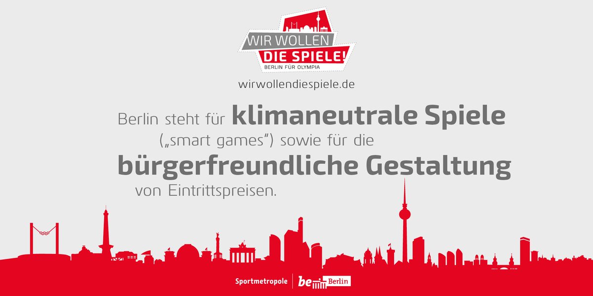 BerlinPartner's tweet photo. Ein neues, smartes, nachhaltiges #Olympia-Konzept in #Berlin. #WirWollenDieSpiele http://t.co/2LzSS8FEqQ http://t.co/z7w1cvpNvv