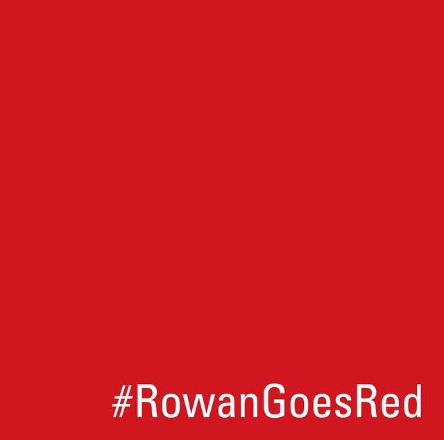 Support the fight against heart disease by wearing red today. #RowanGoesRed #NationalWearRedDay @rowanreccenter