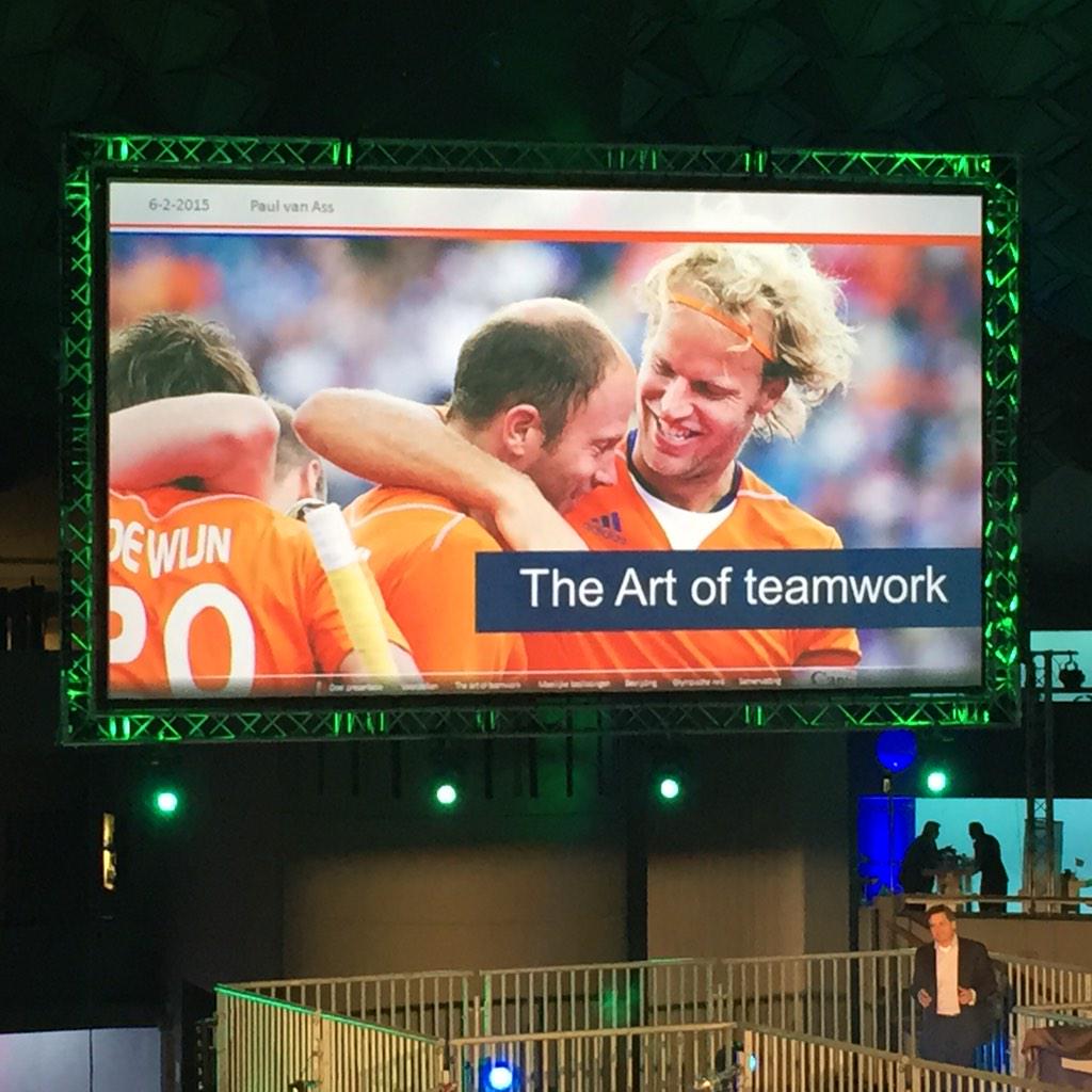 LorenzoCongiu's tweet image. People: all we do is interact w/ people! So teamwork is key, its an art #paulvanass #team #sbcDemoDay