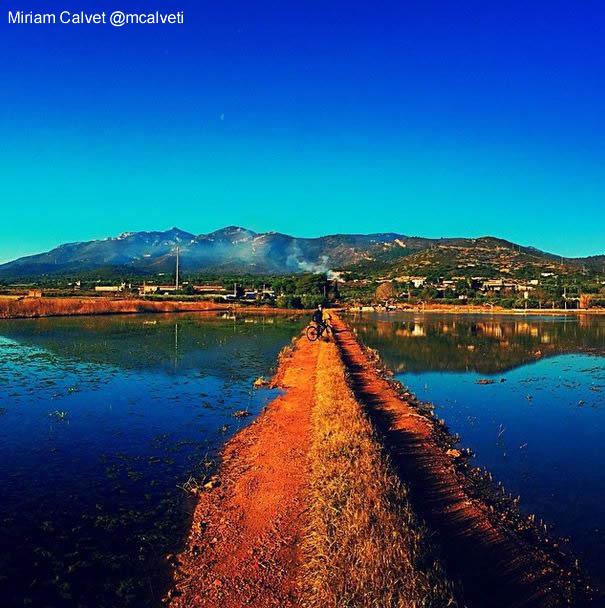 Reflexos i bicicletes. Esport i bellesa.