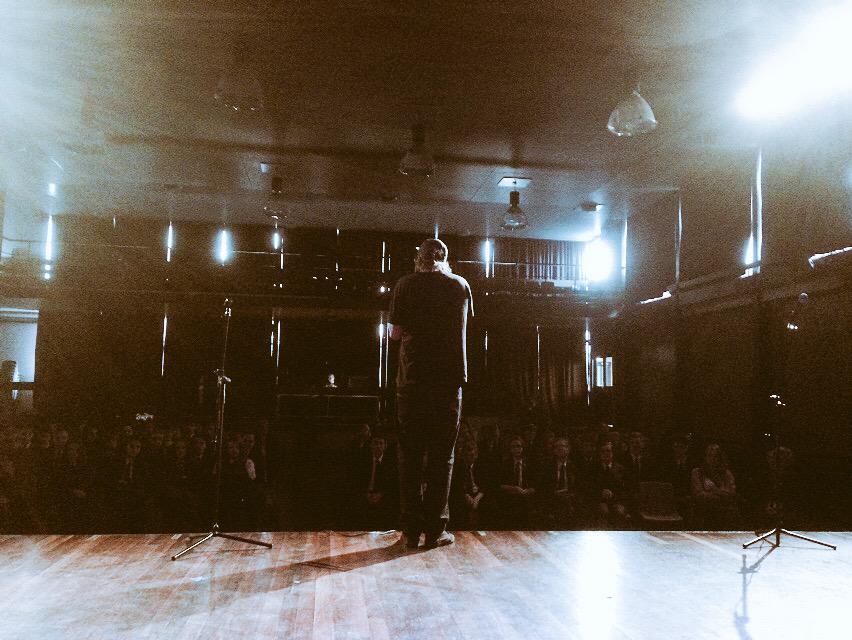 nicholkeene's tweet photo. . @HarrogateHigh thanks for having us, it was wicked! http://t.co/m5FYsbzztm