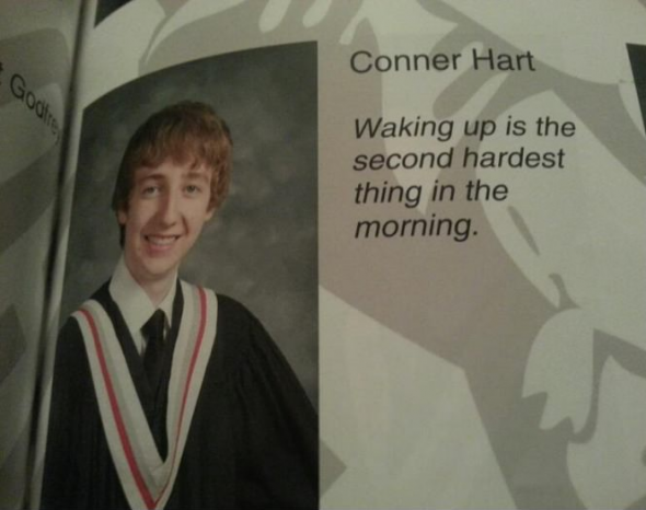 Completely dominating your yearbook quote. #TFM