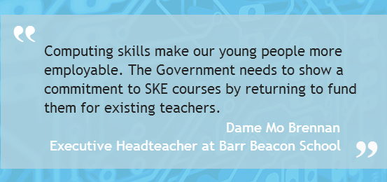 Tes_Institute's tweet photo. .@barrbeaconsch Exec Headteacher calls for Gov funding of #ComputingSKE for existing teachers http://t.co/6lnF0SP3Xw http://t.co/JZADPLTdbP