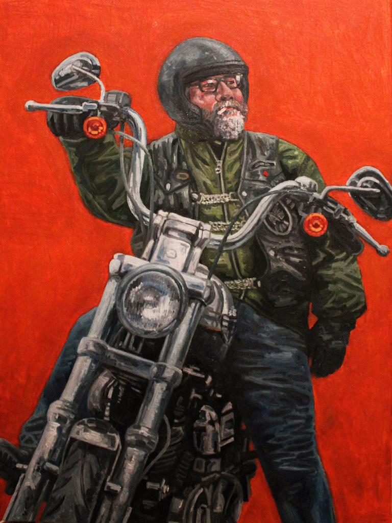 AlbieTheArtist's tweet photo. My art #albieespinola #london #artist #art #love #harleydavidson #sportster #painting #apebars #risers #beard #chrome http://t.co/AEf3t9gyRe