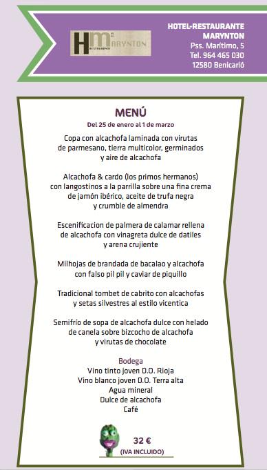 Benihort's tweet photo. ¿Habéis probado algún menú #FestaCarxofa2015? Aquí los platos de @RChuanet Rest. Ermita Sant Gregori @HotelMarynton http://t.co/ynEKG2Mt1P
